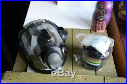 New Russian panoramic Gas Mask MAG-3, Black with Filter