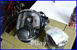 New Russian panoramic Gas Mask MAG-3, Black with Filter
