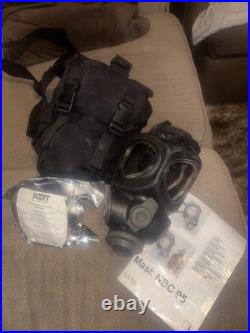 New Scott M95 Full Face Respirator NBC95 Gas Mask Complete Authentic LAPD ISSUED