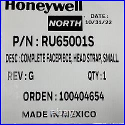 New Small North by Honeywell RU65001S Full face shield respirator for NBC/ CBRNE