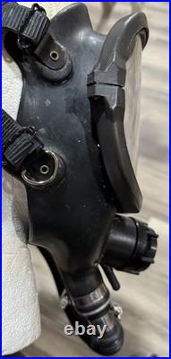 North Black Gas Mask Respirator With Foam Mannequin Head