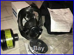 North safety 5400 54501 CBRN Gas mask Respirator with2 filters EXP 2030 40mm NATO