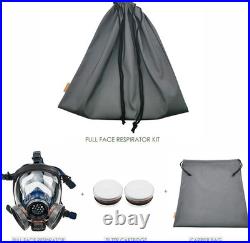 Organic Vapor Full Face Respirator Gas Mask Spray Paint Chemical Dust withFilters