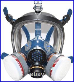 Organic Vapor Respirator full face gas mask with Activated Carbon Air Filter