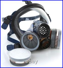 Organic Vapor Respirator full face gas mask with Activated Carbon Air Filter