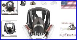 Organic Vapor Respirator with Filter Compatibility