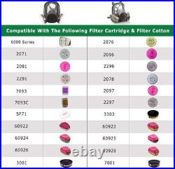 Organic Vapor Respirator with Filter Compatibility