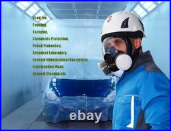 Organic Vapors Full Respirator Mask Gas Mask Spray Paint Chemical Formaldehyd