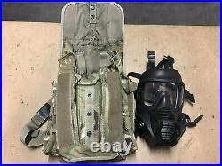 Original British Army Scott GSR General Service Respirator Gas Mask With Bag