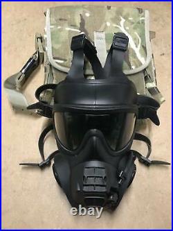 Original British Army Scott GSR General Service Respirator Gas Mask With Bag