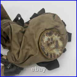Original WW1 U. S. Army Small Box Respirator Gas Mask & Filter With Instructions