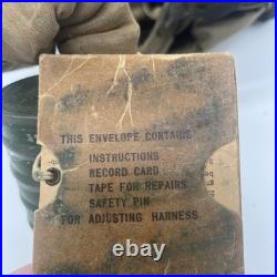 Original WW1 U. S. Army Small Box Respirator Gas Mask & Filter With Instructions