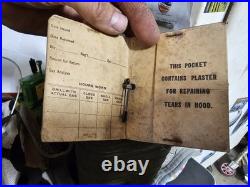 Original WW1 U. S. Army Small Box Respirator Gas Mask & Filter With Instructions