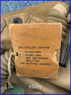 Original WWI WW1 US Military AEF Gas Mask Respirator withBag