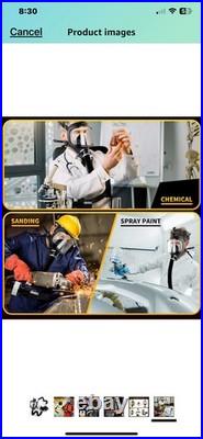 PAPR, Powered Air Purifying Respirator with 40mm Gas Mask Filters