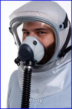 PAPR Respirator Hood for Bearded Men NATO 40mm Supergum Professional PPE