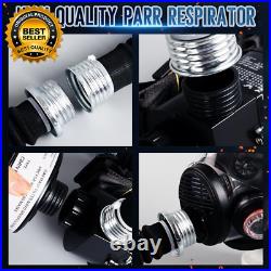 PAPR Respirator System Gas Mask Portable Electric Powered Air Purifying