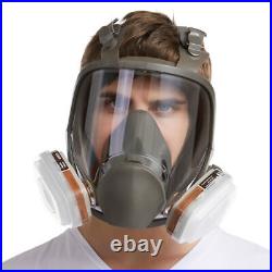 Painting Spray Same Fit 6800 Gas Mask Full Face Facepiece Respirator 10pc Cotton