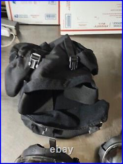 Pair Of Millennium CBRN 40mm Gas Masks Sz Medium Genuine MSA With Filters + Bag