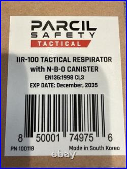 Parcil Safety IIR-100 NATO CBRN RECON MILITARY TACTICAL GAS MASK