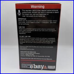 Parcil Safety NB-100 Gas Mask Full Face Respirator with 40mm NB1 Defense Filter