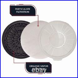 Parcil Safety PD-100 Full Face Mask Air Purifying Respirator with Two Filter PA1