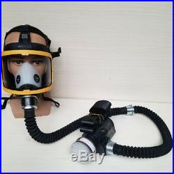 Portable Full Face Electric Fresh Air Supplied Anti-virus Filter Gas Mask Kit
