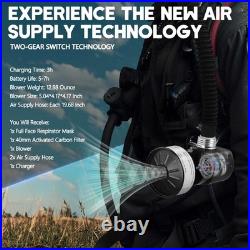 Portable PAPR Respirator System Powered Air Purifying Respirator Supplied