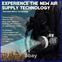 Portable PAPR Respirator System Powered Air Purifying Respirator Supplied