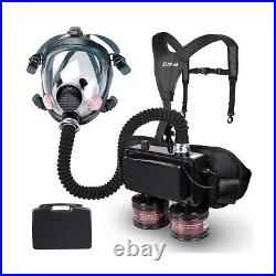 Portable Powered Air Purifying Respirator Kit, PAPR Respirator System with 40