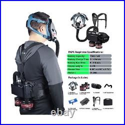 Portable Powered Air Purifying Respirator Kit, PAPR Respirator System with 40