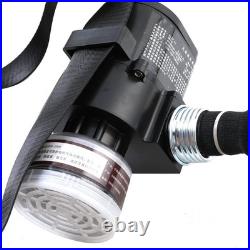 Powered Full Face Respirator Protective Mask with Air Pump for Gases Dust Paint