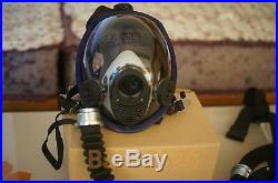 Powered Supplied Full Face fresh Air Fed Gas Respirator Mask breathing System