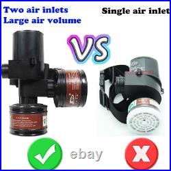 Powerful 15W PAPR Respirator with Two Air Inlets Versatile Dust Protection