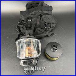 ProMask Scott Gas Mask With Respirator & Canister Full Face Carrying Bag Black