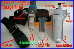 Pro AIR Fed Visor breathing Respirator Constant Flow Gas Paint Spray Mask Kit