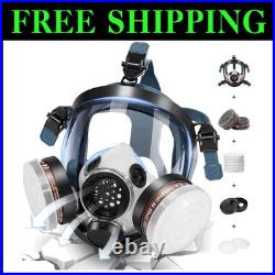 Professional Full Face Respirator with PC Protective Screen