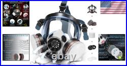 Professional Full Face Respirator with PC Protective Screen