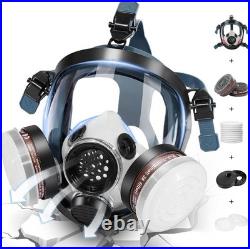 Professional Full Face Respirator with PC Protective Screen