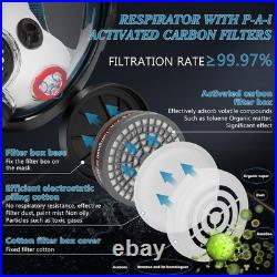 Professional Full Face Respirator with PC Protective Screen