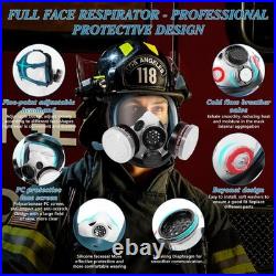 Professional Full Face Respirator with PC Protective Screen