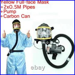 Protective Electric Full Face Gas Mask Respirator System Respirator Air Fed