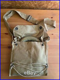 REPRO WW1 US Army Doughboy Gas Mask Respirator and Bag SIZE 2