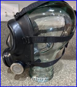 Rare 1964 L. B. R. Co British S6 Gas Mask- Early SR6/2 Trial Respirator Military