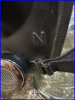 Rare 1964 L. B. R. Co British S6 Gas Mask- Early SR6/2 Trial Respirator Military