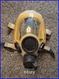 Rare Collectable Face Visor Gas Mask Respirator Transparent Rubber Medium