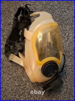Rare Collectable Face Visor Gas Mask Respirator Transparent Rubber Medium