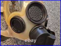 Rare Collectable Face Visor Gas Mask Respirator Transparent Rubber Medium