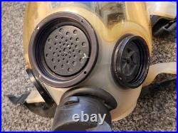 Rare Collectable Face Visor Gas Mask Respirator Transparent Rubber Medium