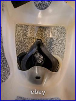 Rare Collectable Face Visor Gas Mask Respirator Transparent Rubber Medium